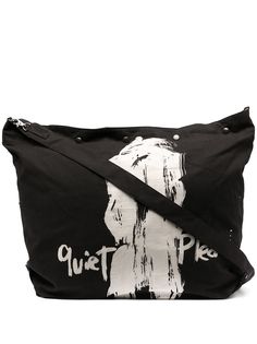 Yohji Yamamoto сумка на плечо с графичным принтом