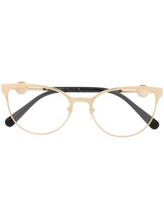 Versace Eyewear очки в оправе кошачий глаз с декором Medusa
