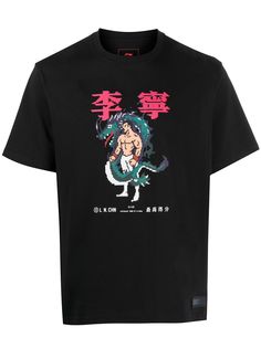Li-Ning футболка с принтом