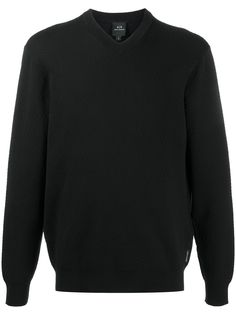 Armani Exchange толстовка с узором шеврон