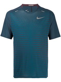 Nike полосатая футболка с короткими рукавами