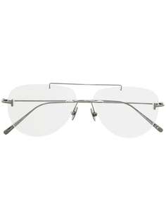 Tom Ford Eyewear очки-авиаторы FT5679 в безободковой оправе