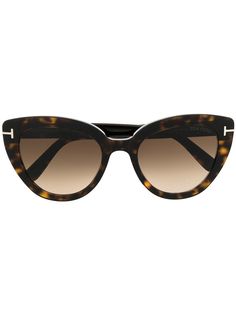 Tom Ford Eyewear солнцезащитные очки в оправе кошачий глаз