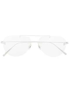 Tom Ford Eyewear очки-авиаторы FT5679 в безободковой оправе