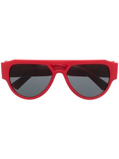 Versace Eyewear солнцезащитные очки с декором Medusa