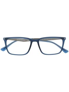 Emporio Armani солнцезащитные очки в прямоугольной оправе