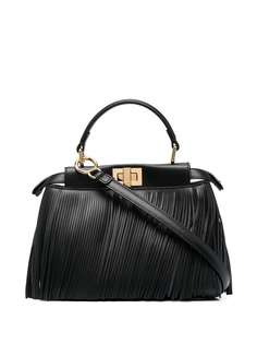 Fendi сумка-тоут Peekaboo Iconic с бахромой