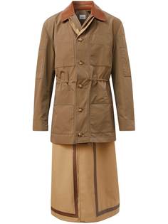 Burberry многослойное пальто