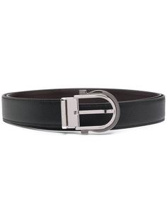 Salvatore Ferragamo фактурный ремень с пряжкой Gancini