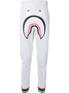 A BATHING APE® спортивные брюки с принтом