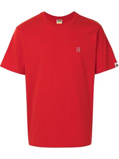 A BATHING APE® футболка с вышивкой