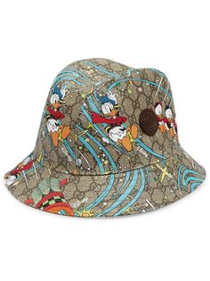 Gucci шляпа-федора Donald Duck из коллаборации с Disney