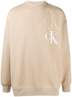 Calvin Klein Jeans толстовка с круглым вырезом и логотипом