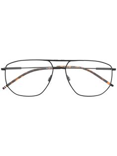 Tommy Hilfiger очки-авиаторы в массивной оправе