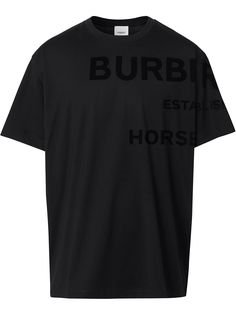 Burberry футболка с принтом Horseferry