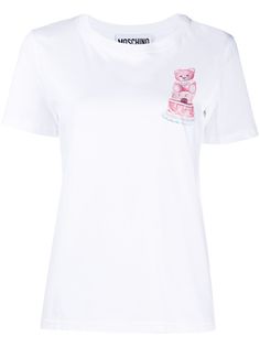 Moschino футболка с принтом