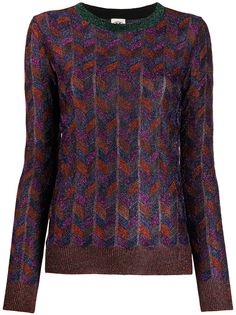 M Missoni трикотажный джемпер с блестками