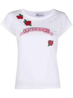 RedValentino футболка с принтом