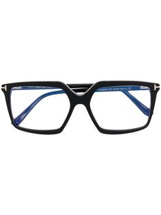 Tom Ford Eyewear очки в квадратной оправе с прозрачными линзами