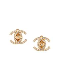 Chanel Pre-Owned серьги 1996-го года с логотипом CC