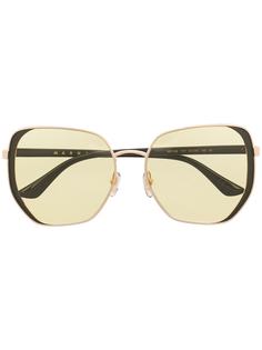 Marni Eyewear солнцезащитные очки ME114S в массивной оправе