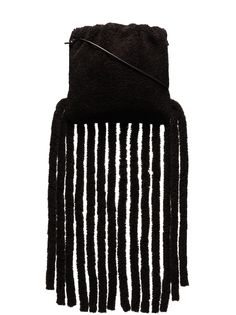 Bottega Veneta сумка на плечо The Fringe Pouch из овчины