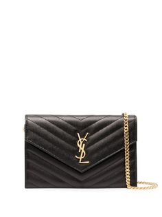 Saint Laurent сумка-конверт через плечо