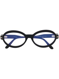 Tom Ford Eyewear очки в овальной оправе с прозрачными линзами