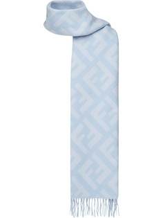 Fendi кашемировый шарф с логотипом FF