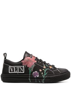 Valentino Garavani кеды Flowersity с логотипом VLTN
