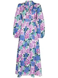 Zimmermann платье-рубашка Poppy с цветочным принтом