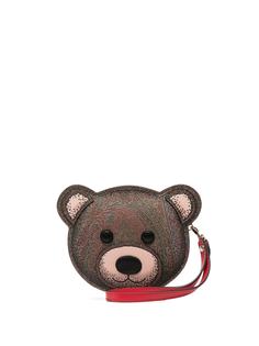 Etro кошелек для монет Bear с принтом пейсли