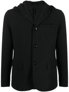 Emporio Armani однобортный пиджак с капюшоном