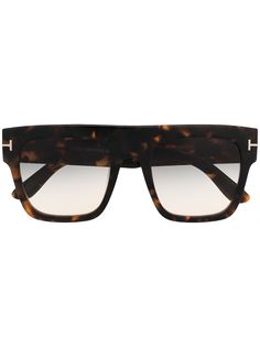 Tom Ford Eyewear солнцезащитные очки FT0847 Renee в квадратной оправе