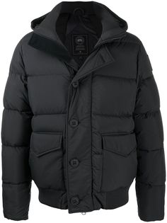 Canada Goose стеганый бомбер с карманами