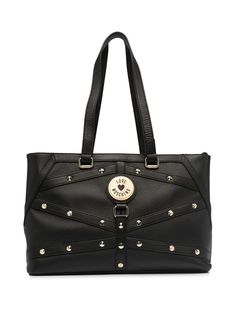 Love Moschino сумка-тоут с логотипом и заклепками