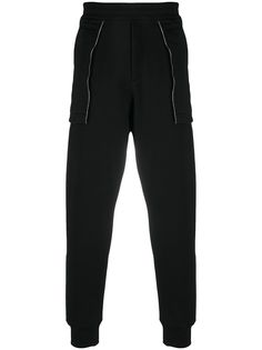 Alexander McQueen спортивные брюки с молниями