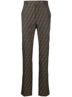 Fendi брюки с логотипом