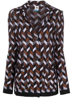 M Missoni кардиган с узором в елочку