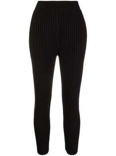 Stella McCartney трикотажные брюки в рубчик