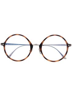 Tom Ford Eyewear очки FT5703B в круглой оправе