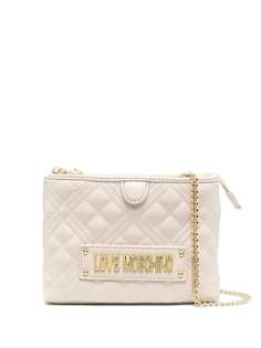 Love Moschino стеганая сумка через плечо с логотипом