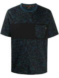 PS Paul Smith футболка с контрастной вставкой
