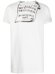 Maison Margiela футболка с принтом