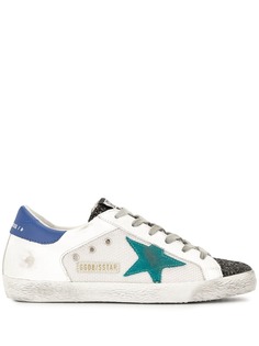 Golden Goose кеды Superstar с блестками