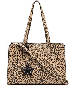 LIU JO сумка на плечо с леопардовым принтом