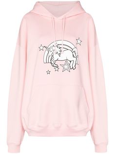 Vetements unicorn print hoodie