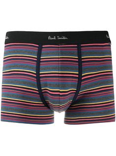 Paul Smith боксеры в полоску с логотипом