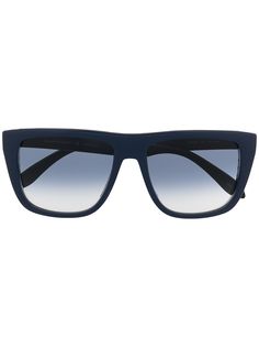 Alexander McQueen Eyewear солнцезащитные очки в квадратной оправе