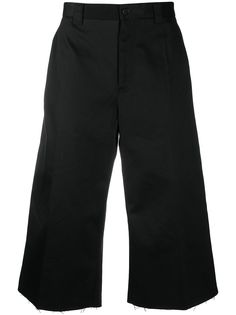 Versace укороченные брюки широкого кроя
